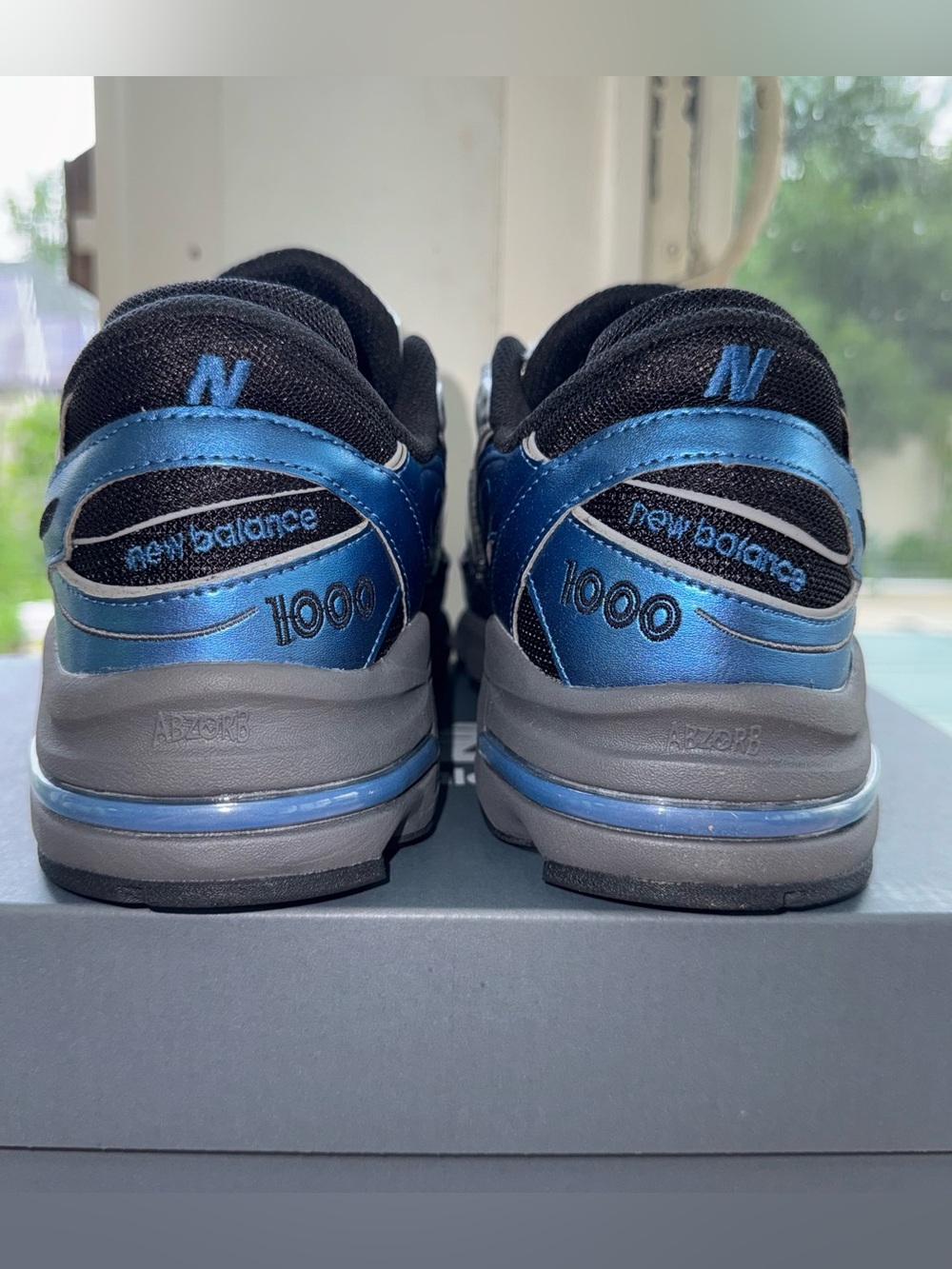 New Balance 1000 M1000ENV Sea Stone Navy Y2K ABZORB Sneakers Men's 10.5 D - Picture 6 of 14